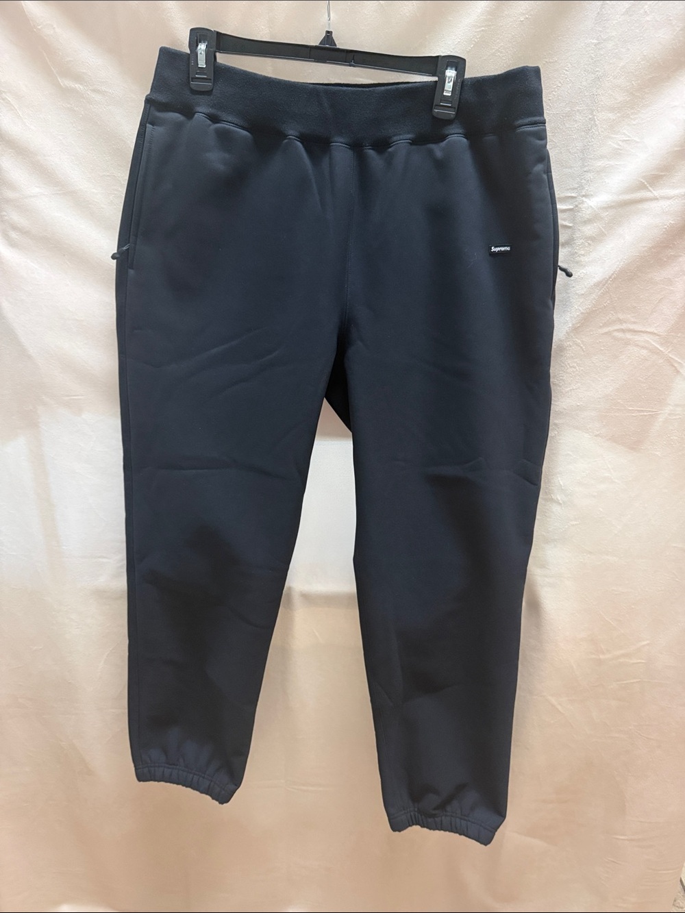 Supreme Windstopper Sweatpants Black Gor-Tex Fleece Lined. FW21